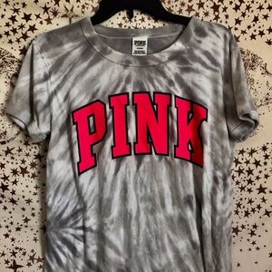 tie dye pink tee